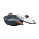 Σωτέζα με Καπάκι Estia 28cm Stone - Image 3