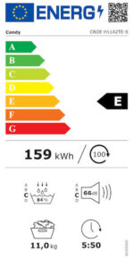 Στεγνωτήριο 11Kg Candy CROE H11A2TE-S - Image 6