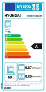 Κουζίνα Κεραμική Hyundai HCVC25V-7261V/BR - Image 2