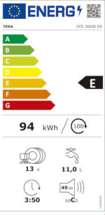 Πλυντήριο Πιάτων Teka DFS 26650 SS - Image 4