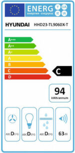 Απορροφητήρας Συρόμενος Hyundai HHD23-TL9060X/T - Image 6